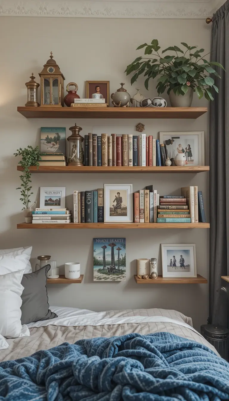 a themed floating shelf