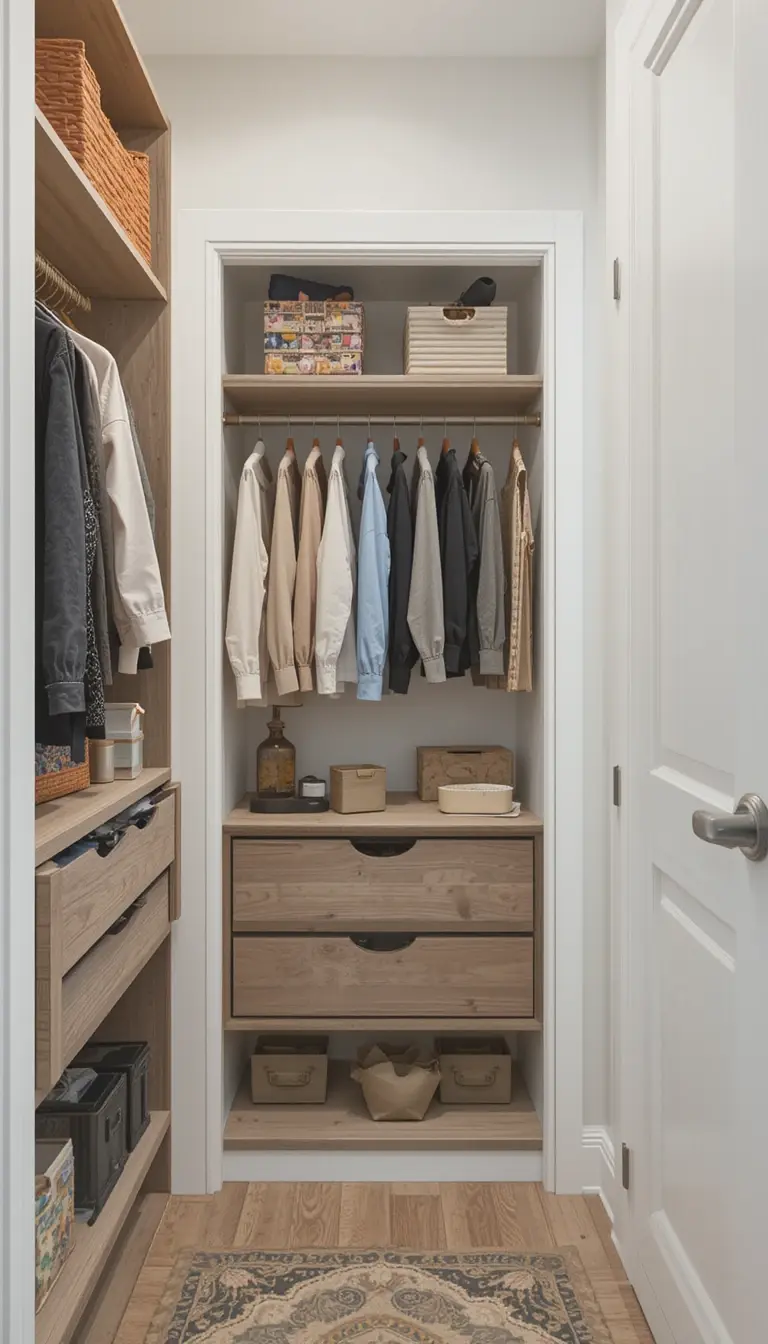 a diy closet system