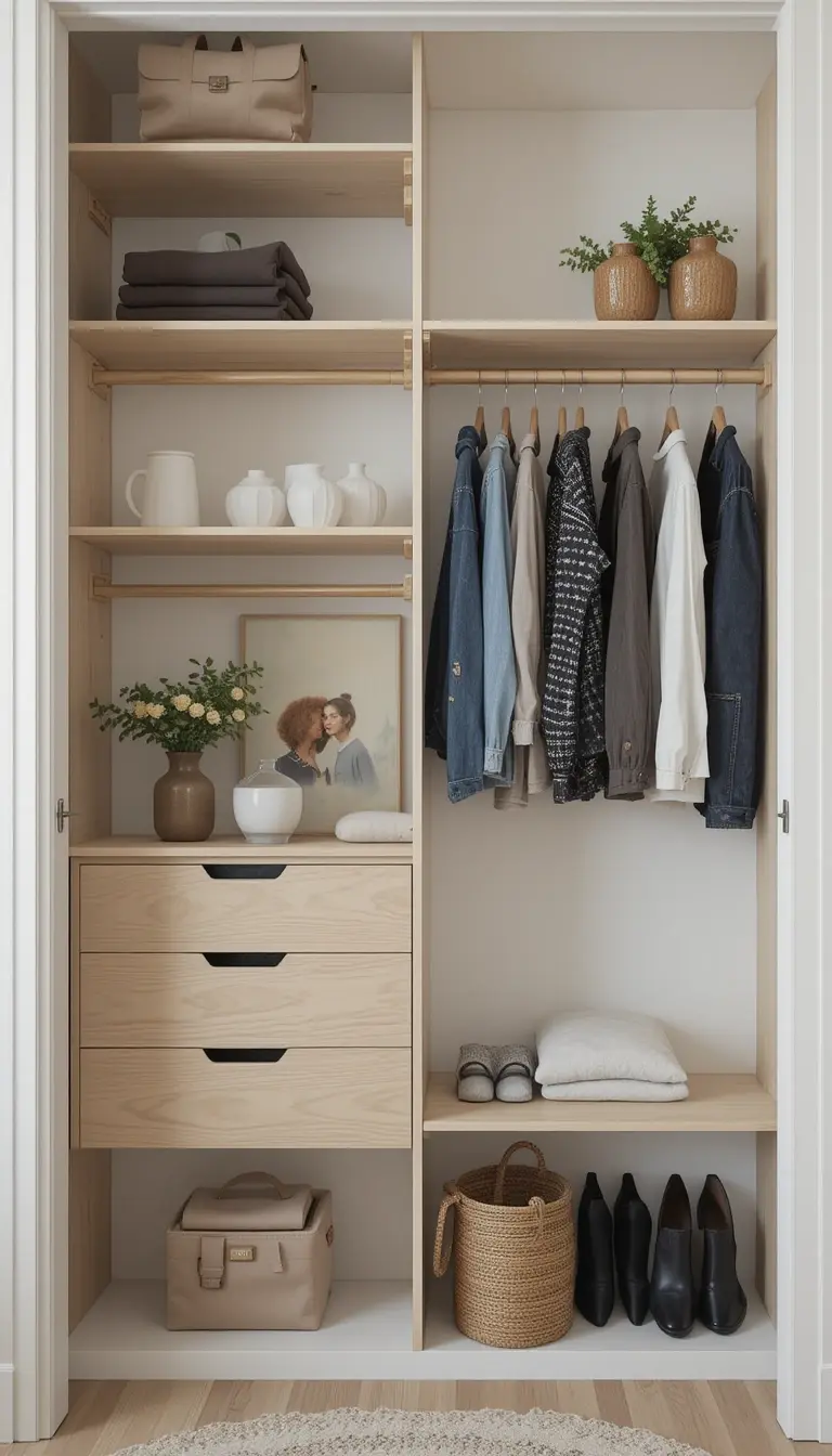 a diy closet system